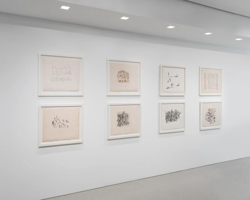 Installation shot from Norman Lewis: Jumping Jive, @ Michael Rosenfeld Gallery