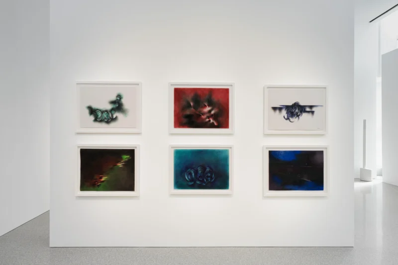 Installation shot from Norman Lewis: Jumping Jive, @ Michael Rosenfeld Gallery