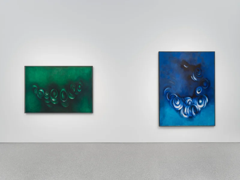 Installation shot from Norman Lewis: Jumping Jive, @ Michael Rosenfeld Gallery