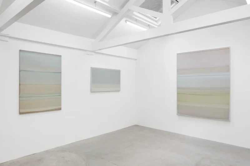 Installation shot from Sawako Nasu: Curved Horizon, @ NISO