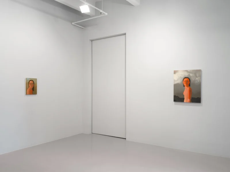 Installation shot from Na Kim: Blue, @ Nicola Vassell Gallery