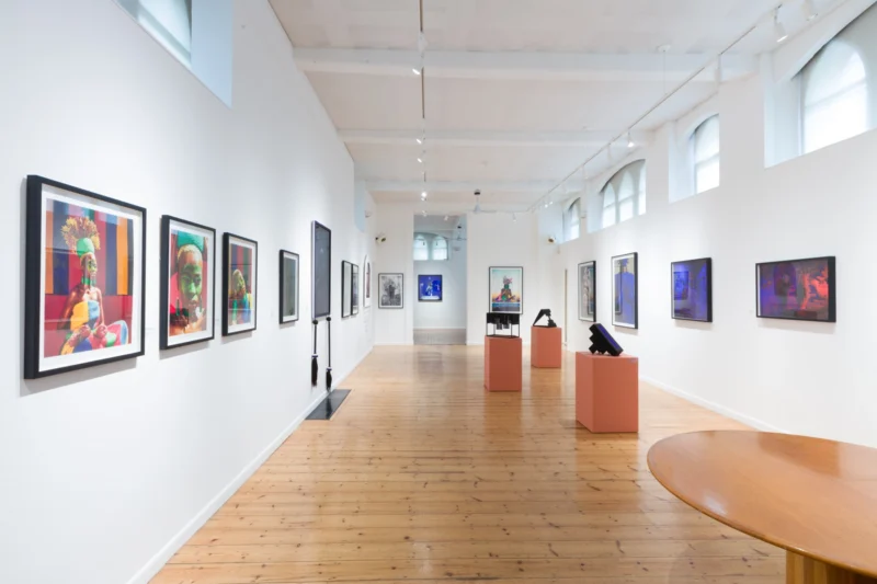 Installation shot from Zana Masombuka | Spotlight: Benji Reid, @ October Gallery