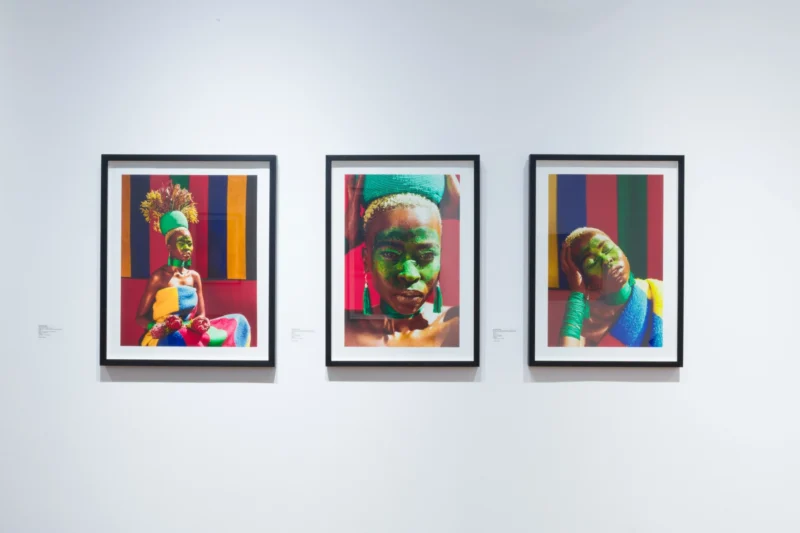 Installation shot from Zana Masombuka | Spotlight: Benji Reid, @ October Gallery