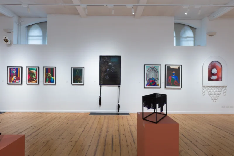 Installation shot from Zana Masombuka | Spotlight: Benji Reid, @ October Gallery