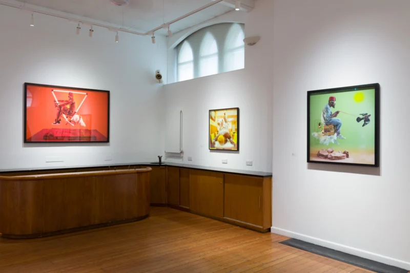 Installation shot from Zana Masombuka | Spotlight: Benji Reid, @ October Gallery