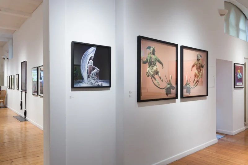 Installation shot from Zana Masombuka | Spotlight: Benji Reid, @ October Gallery