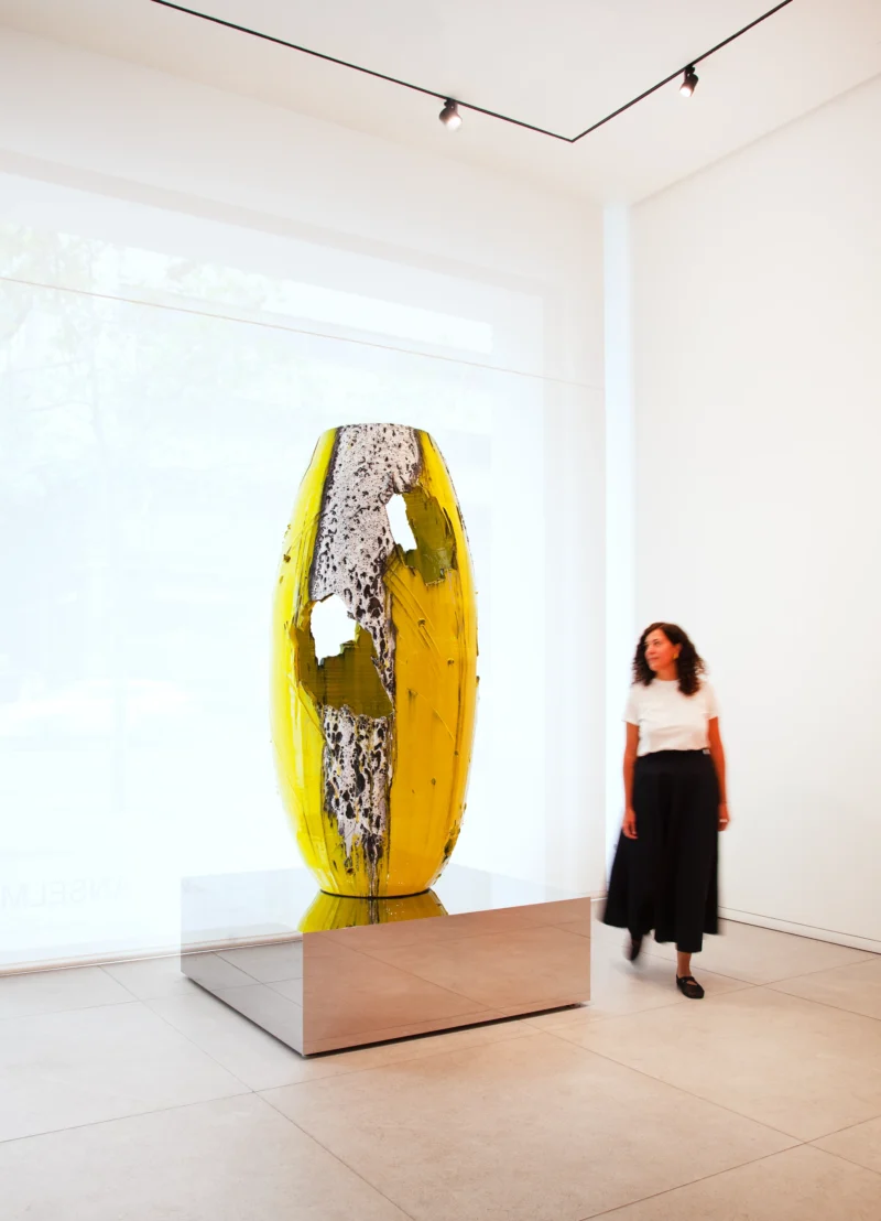 Installation shot from Anselm Reyle: Tequila Sunrise, @ Opera Gallery
