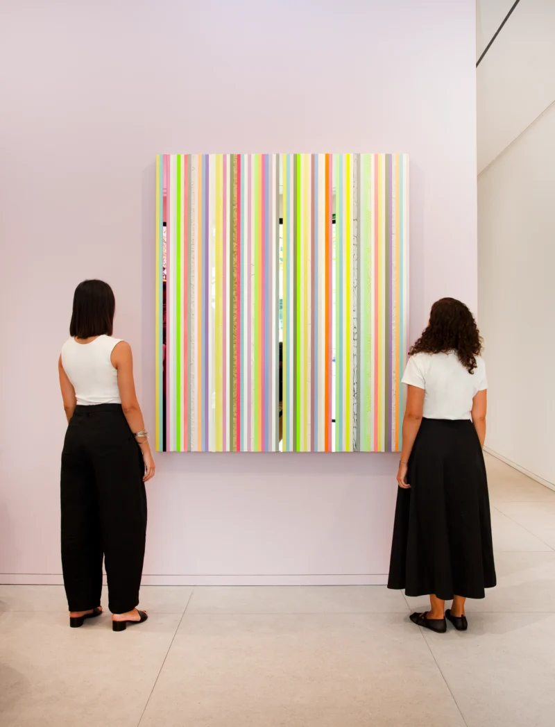 Installation shot from Anselm Reyle: Tequila Sunrise, @ Opera Gallery