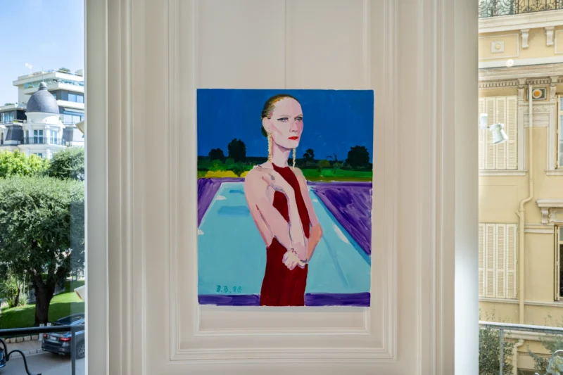 Installation shot from Xevi Solà: Thoughts of a Bigger Splash, @ Opera Gallery