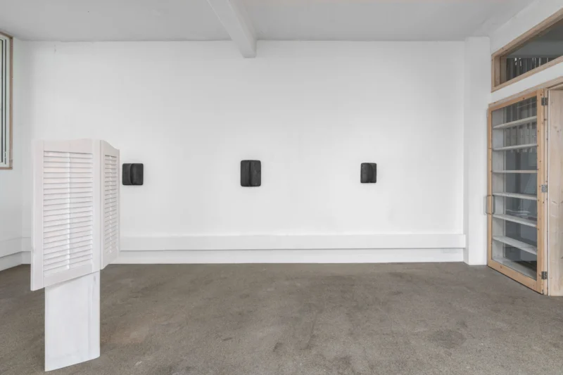 Installation shot from Mac Collins: Between the Rafters, @ Palmer Gallery