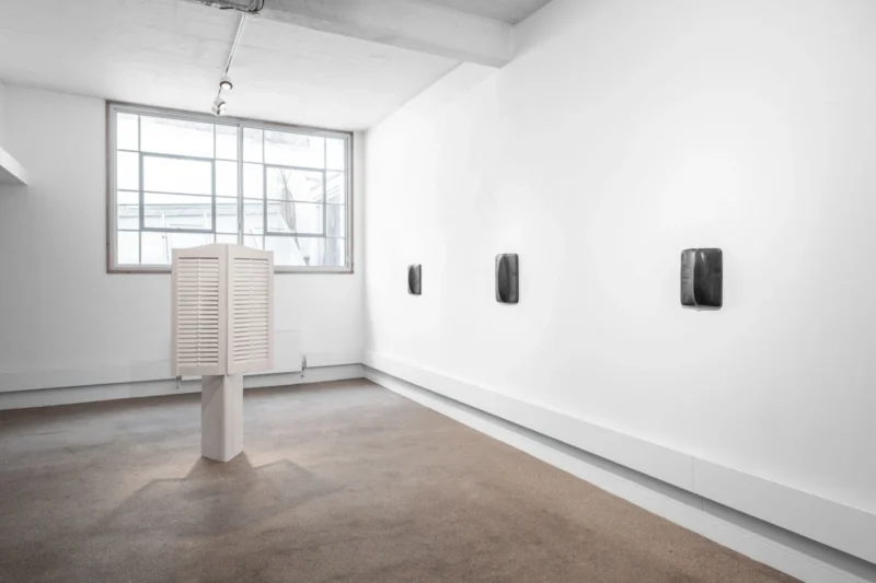 Installation shot from Mac Collins: Between the Rafters, @ Palmer Gallery