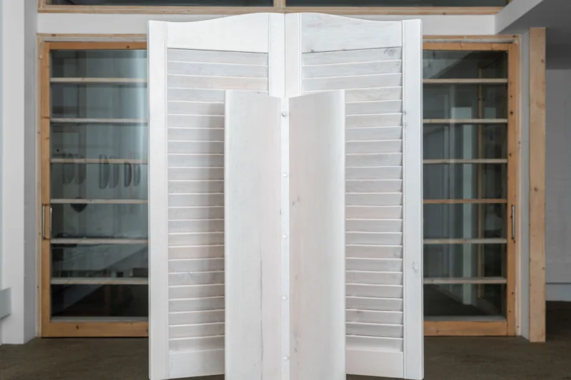 Installation shot from Mac Collins: Between the Rafters, @ Palmer Gallery