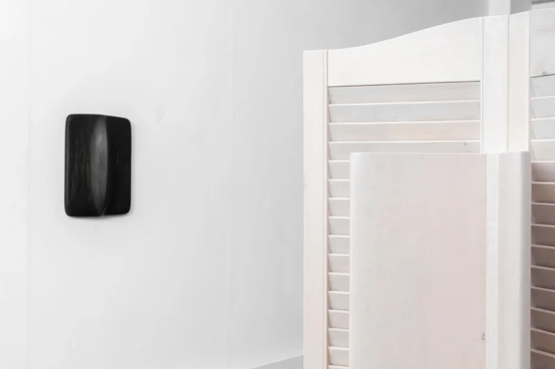 Installation shot from Mac Collins: Between the Rafters, @ Palmer Gallery