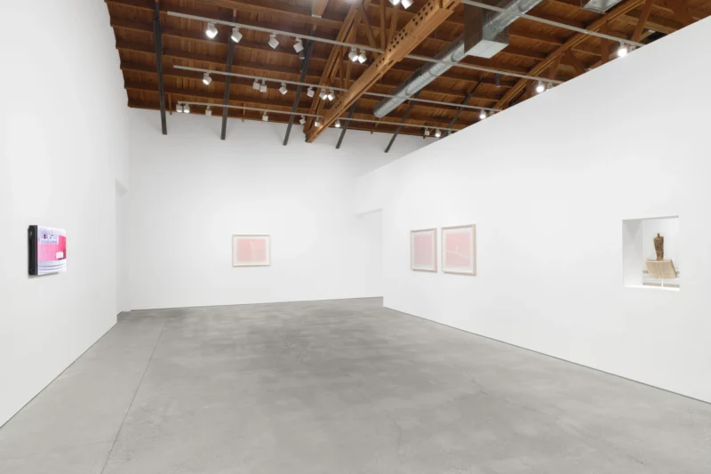 Installation shot from Paul Pfeiffer: Olympia, @ Perrotin