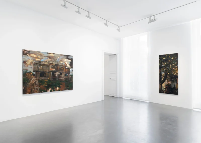 Installation shot from Emma Prempeh: The Domain of the Stranger, @ Perrotin