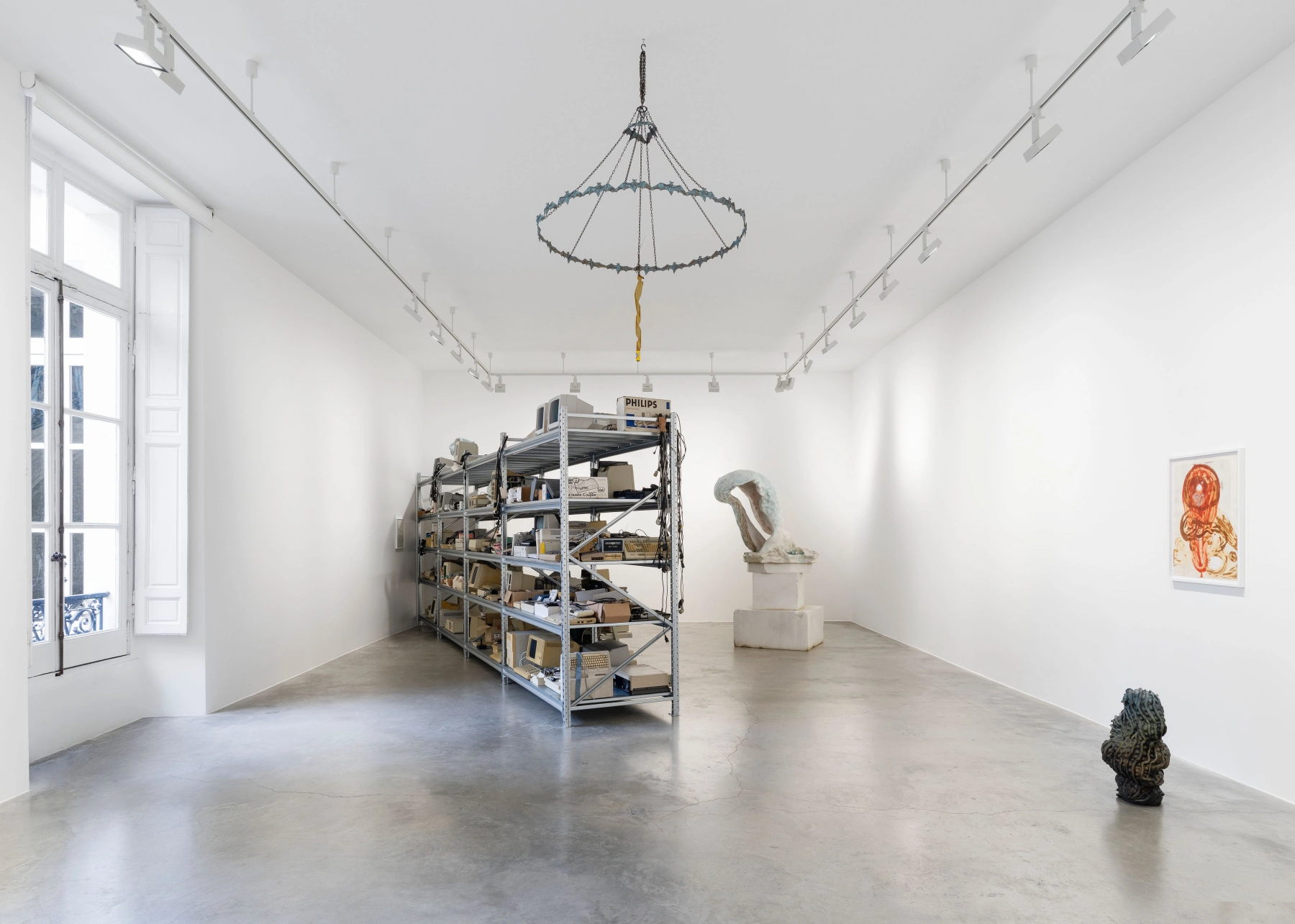 Image for Johan Creten: Les Chiens de Pavlov, at Perrotin Marais