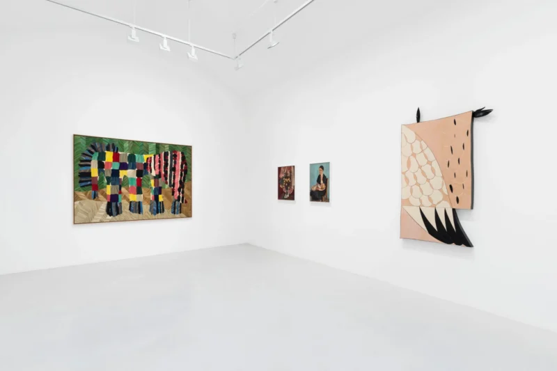 Installation shot from Restons Unis 2, @ Perrotin