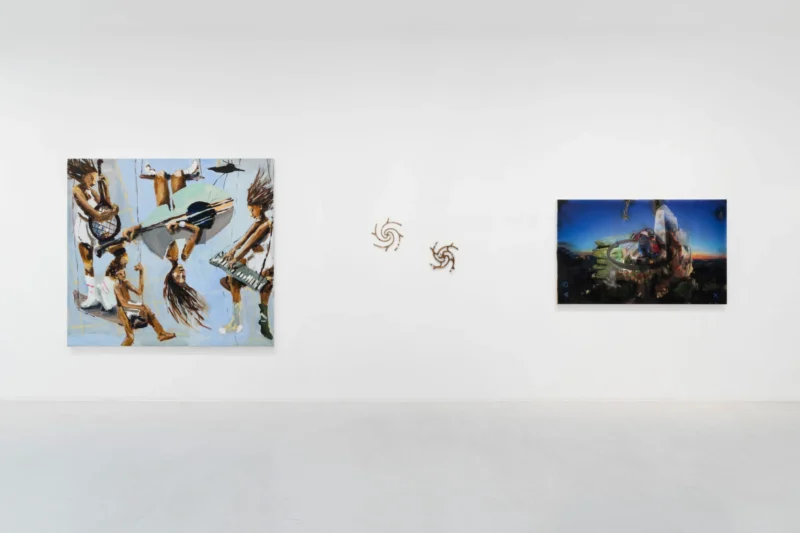 Installation shot from Restons Unis 2, @ Perrotin