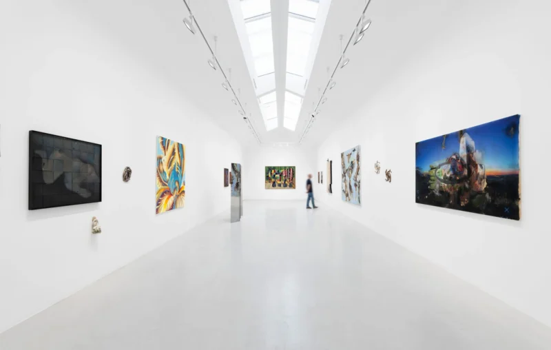 Installation shot from Restons Unis 2, @ Perrotin