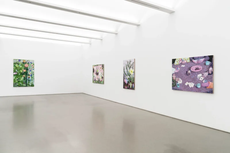 Installation shot from Nikki Maloof: Menagerie, @ Perrotin