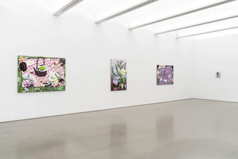 Installation shot from Nikki Maloof: Menagerie, @ Perrotin