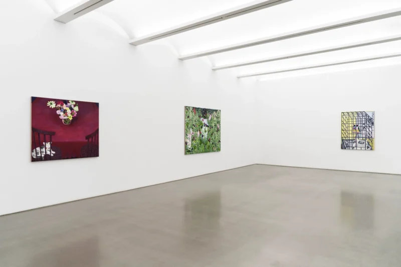 Installation shot from Nikki Maloof: Menagerie, @ Perrotin