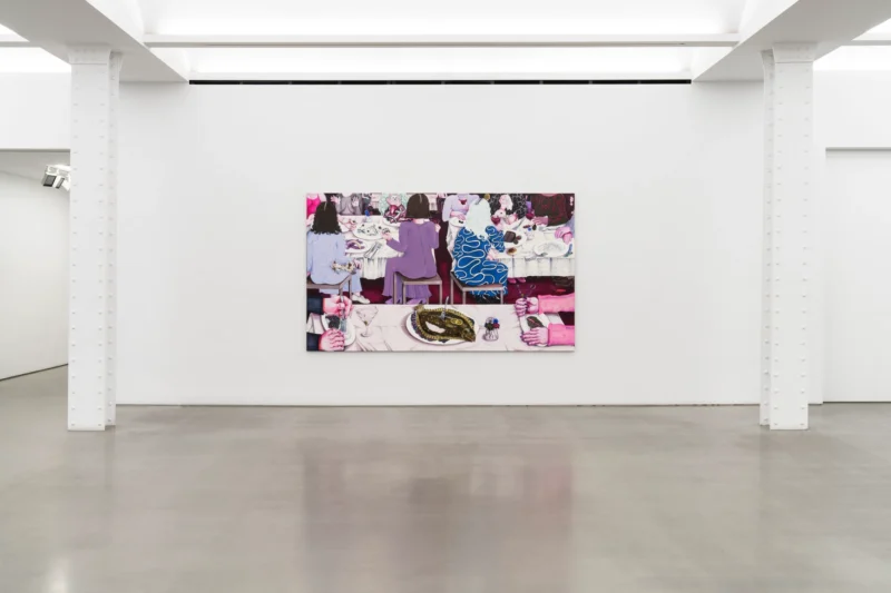 Installation shot from Nikki Maloof: Menagerie, @ Perrotin