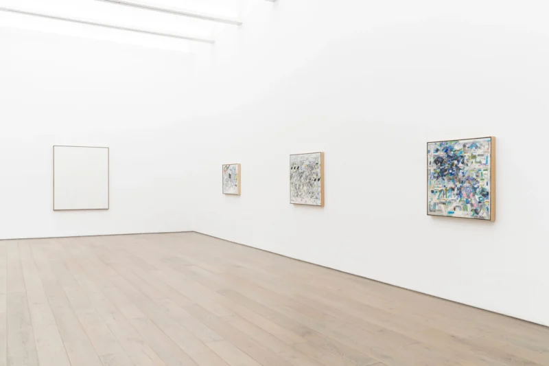 Installation shot from Young-Il Ahn: Self Reflections, @ Perrotin