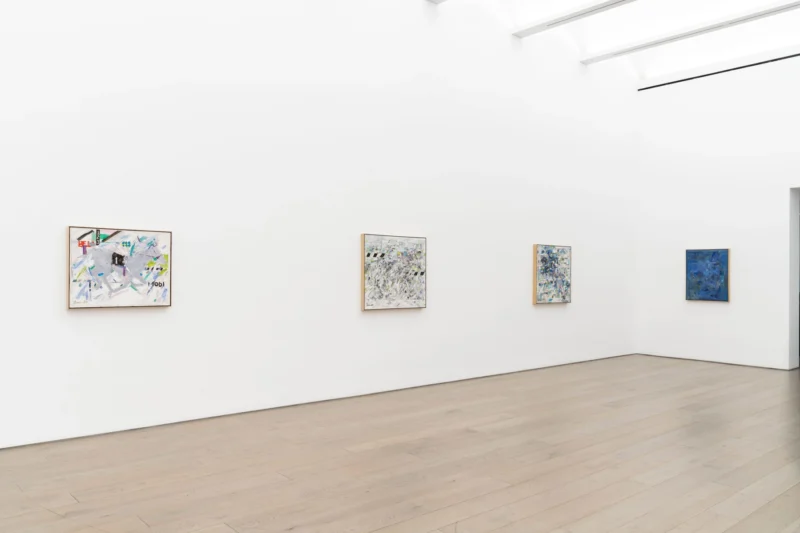 Installation shot from Young-Il Ahn: Self Reflections, @ Perrotin