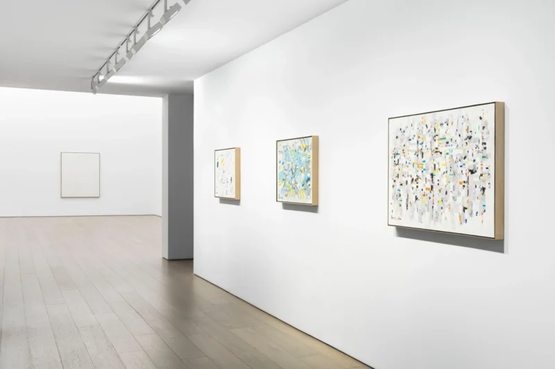 Installation shot from Young-Il Ahn: Self Reflections, @ Perrotin