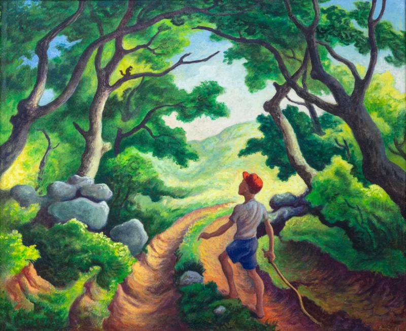 Thomas Hart Benton, Conversation, 1952