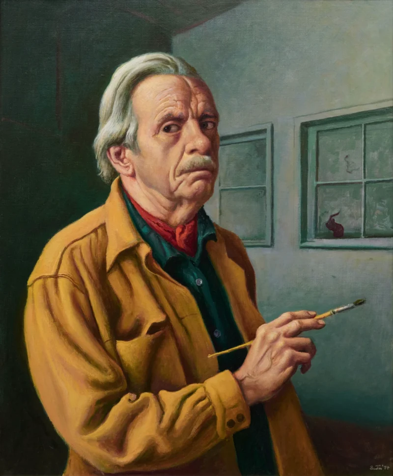 Thomas Hart Benton, Self-Portrait, 1974