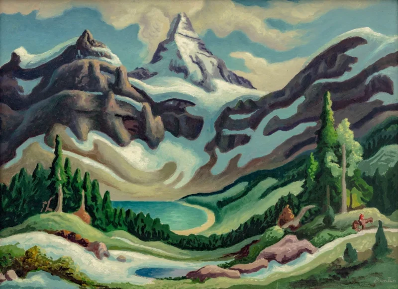 Thomas Hart Benton, Trail Riders, c. 1964–65