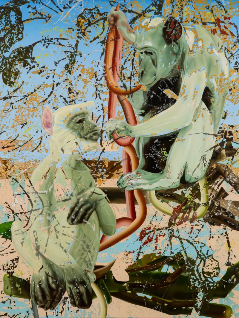 Rafael Megall, Jade Monkeys, 2023