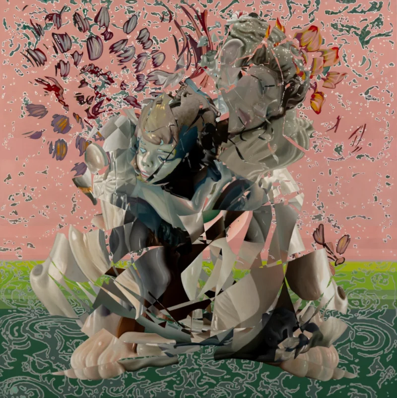 Rafael Megall, Porcelain Kaleidoscope #1, 2025