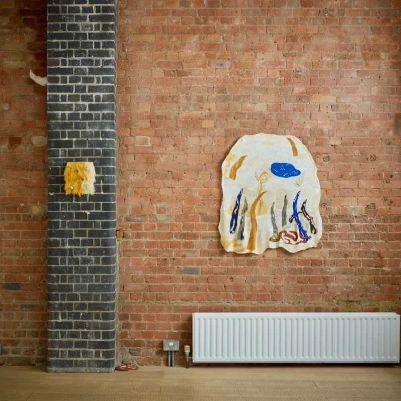 Installation shot from Woo Jin Joo: Bodily Inbetweenness, @ Ruup & Form