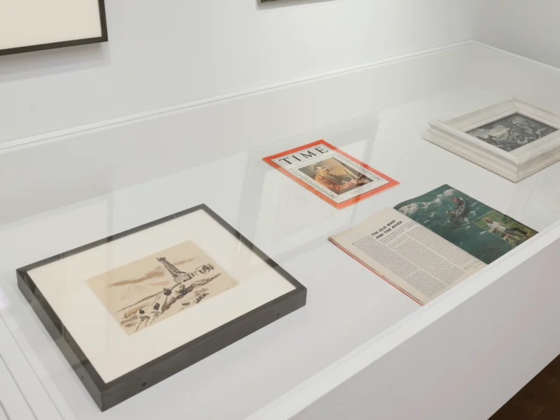 Installation shot from Thomas Hart Benton: A Picture of America in its Entirety, @ Schoelkopf