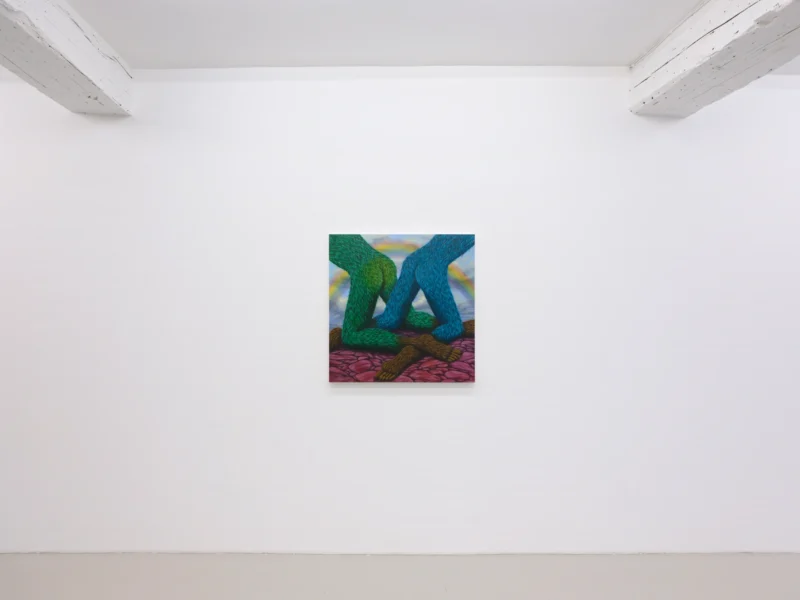 Installation shot from Drew Dodge: Earth-Pourers, @ Semiose