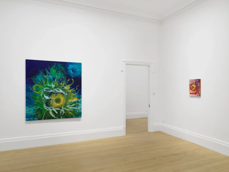 Installation shot from Jimmy Wright: After the War, @ Thomas Dane Gallery