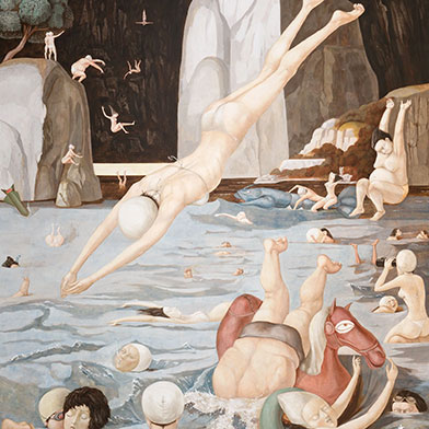 Image from Xiao Guo Hui: This Side of the Mountain, the Other Side of the Water, at Galerie Fabian Lang