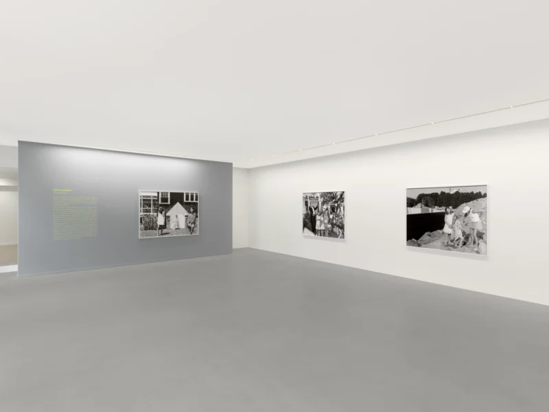 Installation shot from Tina Barney: Silver Shadows, @ Zander Galerie