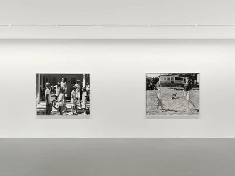Installation shot from Tina Barney: Silver Shadows, @ Zander Galerie