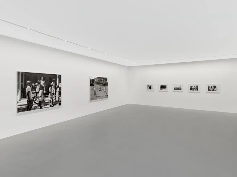 Installation shot from Tina Barney: Silver Shadows, @ Zander Galerie