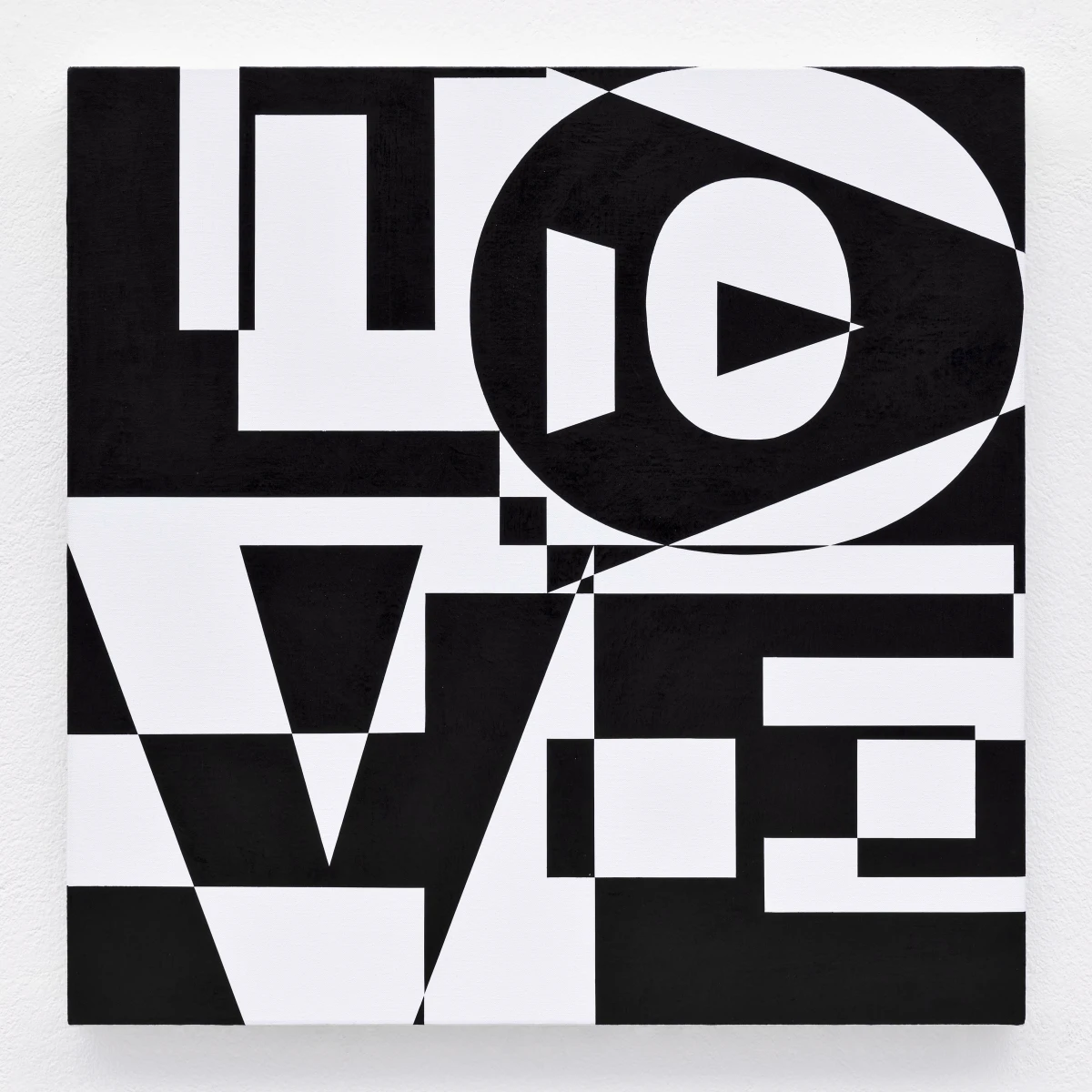 Heimo Zobernig, Untitled (Text: LOVE/HATE), 2026