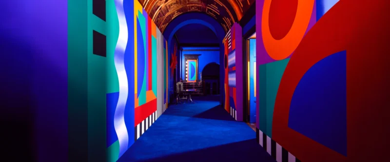 Installation shot from Camille Walala, @ sketch