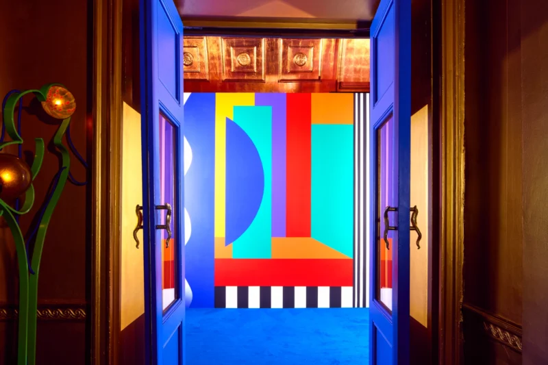 Installation shot from Camille Walala, @ sketch