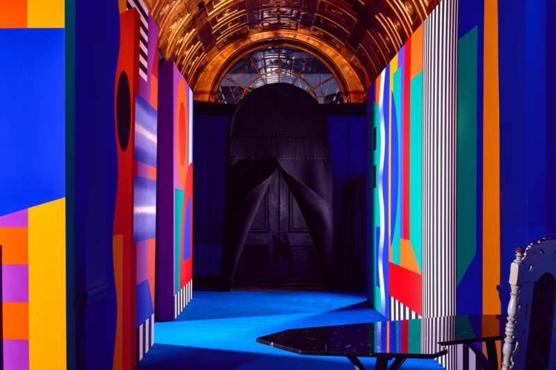 Installation shot from Camille Walala, @ sketch