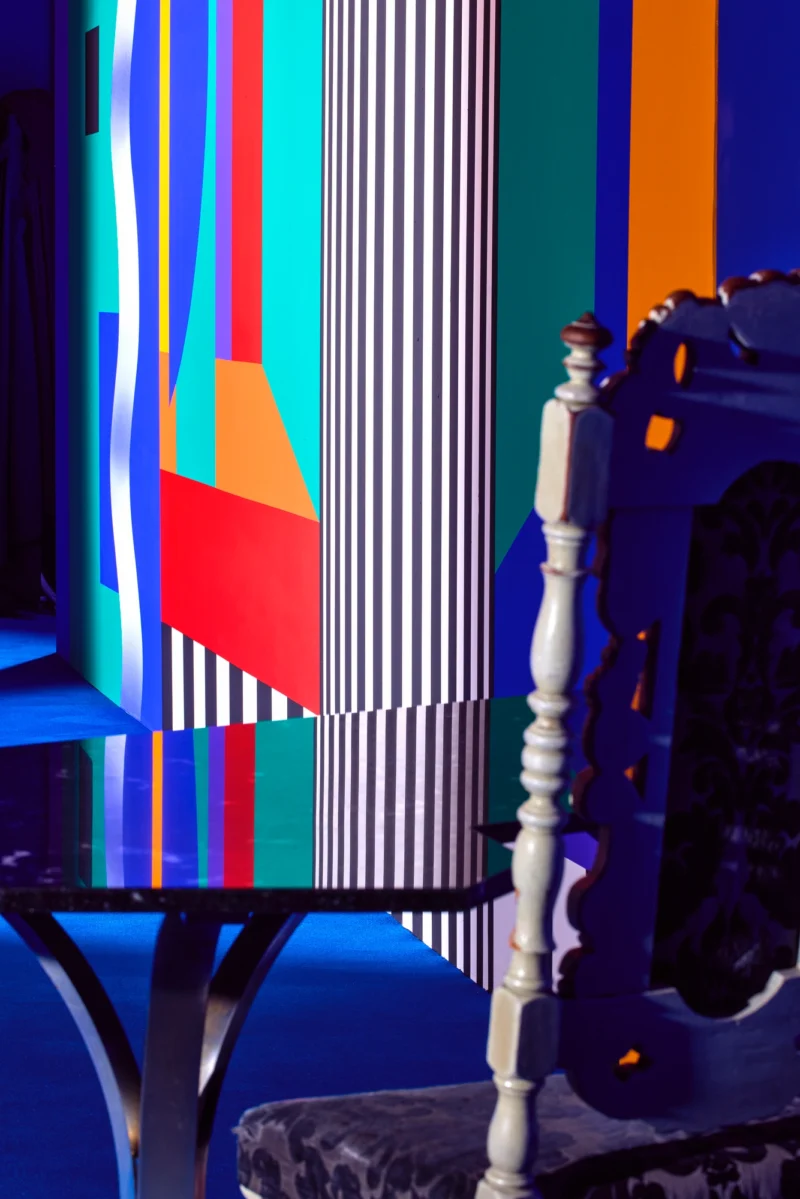 Installation shot from Camille Walala, @ sketch