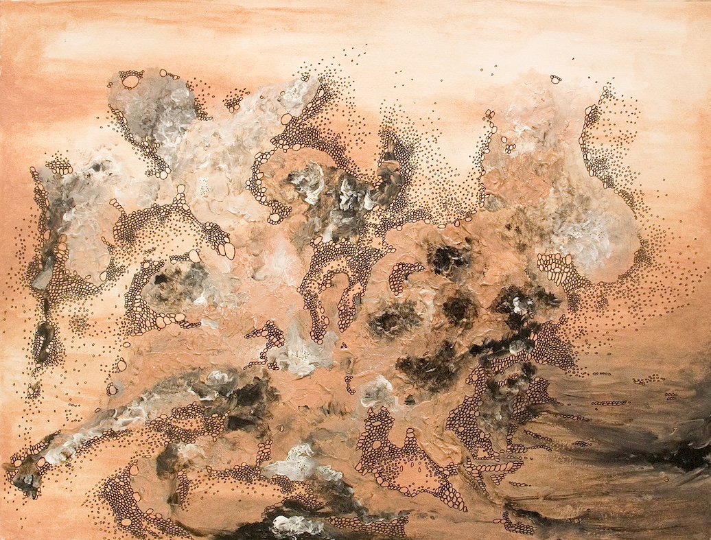 Marya Kazoun, Study for Crumbling Desert Castles (1), 2006