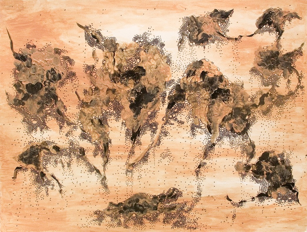 Marya Kazoun, Study for Crumbling Desert Castles (2), 2006